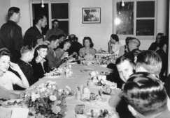 US Army Dinner party at Papago Park in Papago Park in World War 2
